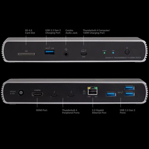 Vista 3 de Sonnet Dock HDMI Echo 11 Thunderbolt 4