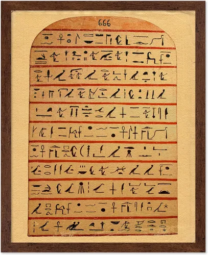 Vista 46 de Poster Master Póster astrológico clásico, impresión de ciencia vintage, regalo para artistas, amigos, el antiguo zodiaco de Egipto, rueda