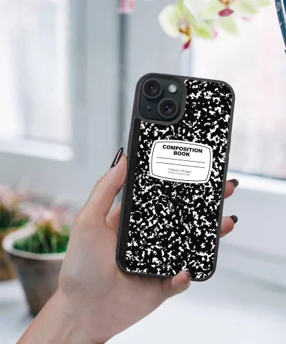 Vista 5 de FINCIBO Funda protectora de goma suave antiarañazos, a prueba de golpes, compatible con Apple iPhone 15 de 6.1 pulgadas 2023, libro de composición