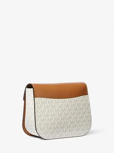 Vista 3 de MICHAEL KORS Emilia Bolso pequeño con logotipo, Vainilla