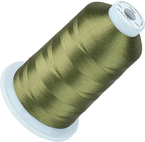 Vista 68 de Simthread 5500 yardas de hilo de bordar, 5000M de alto rendimiento 40WT 100% hilo de poliéster – 170+ colores vívidos, clasificado de alta velocidad