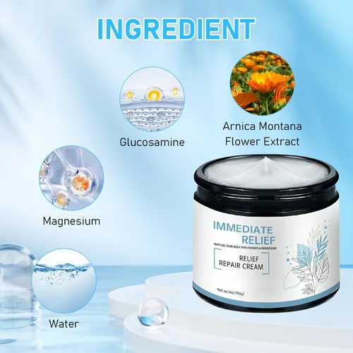Vista 3 de Crema de magnesio para dormir, crema curativa ósea de alivio de magnesio, loción calmante de magnesio, gel natural para alivio de articulaciones