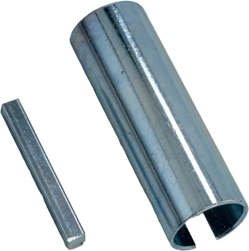 Vista 2 de AlveyTech Adaptador de manguito de eje con llave de paso para motores Go Kart (7/8" a 1")