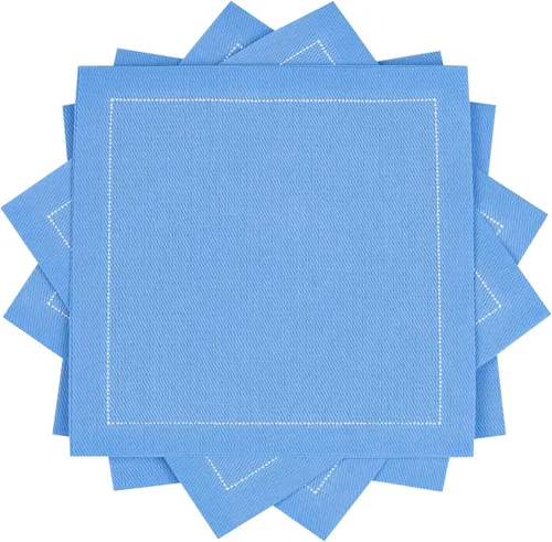 Vista 21 de Servilletas de Cinco Estrellas Servilletas de Algodón para Cóctel, Servilleta para Bebidas, Servilleta para Bar, Servilletas para Fiesta