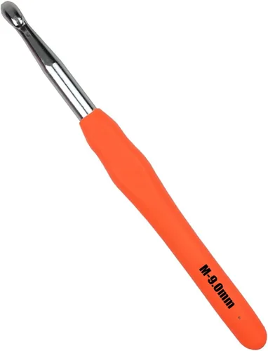 Vista 14 de Mdoker Ganchos de ganchillo extralargos, agarre ergonómico, mango suave para ganchillo hecho a mano, agujas de ganchillo para manos artríticas
