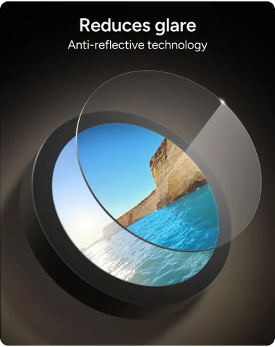 Vista 5 de ZAGG Glass Elite - Protector antirreflectante para lente de cámara Google Pixel 9a, máxima protección contra impactos y arañazos, claridad avanzada
