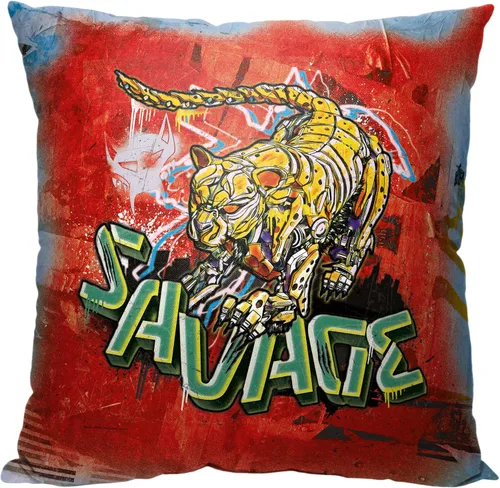 Vista 7 de Northwest Almohada Transformers, 18" x 18", Autobot Shield