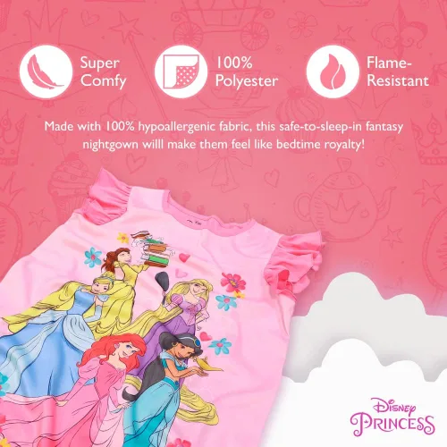 Vista 3 de Girls' Princess Frozen Minnie Mouse 3-Pack Nightgown