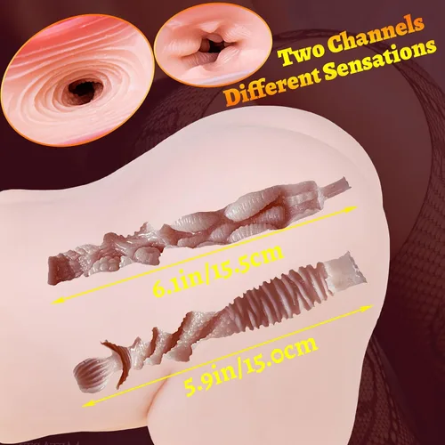 Vista 4 de HIPGAGA Muñeca sexual masculina masturbador realista de bolsillo juguetes para adultos, 14 libras de tamaño completo, muñecas sexuales