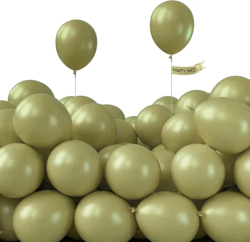 Vista 82 de PartyWoo - Globos de color albaricoque retro, 120 unidades de 5 pulgadas, de látex, para arco de globos, decoración de fiesta y de cumpleaños