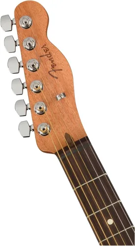 Vista 4 de Fender Acoustasonic Player Telecaster - Guitarra eléctrica acústica, con 2