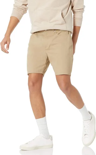 Vista 9 de Amazon Essentials Pantalones cortos elásticos con 5 bolsillos y entrepierna de 7 pulgadas para hombre