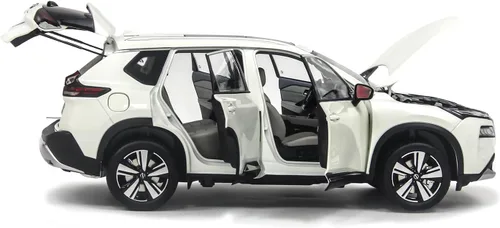 Vista 8 de PAUDI MODELO 1/18 Coche fundido a presión X-Trail Minicar 2022 para adultos Colección Regalo de cumpleaños Blanco