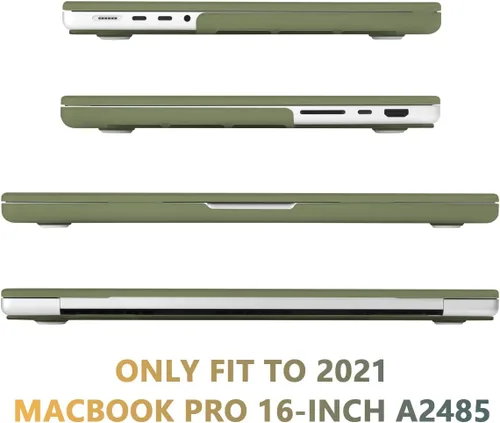 Vista 8 de CISSOOK Funda verde aguacate para MacBook Pro de 16 pulgadas 2021 2023 Release M3 A2991 M2 A2780 M1 A2485 Pro/Max Chip, carcasa rígida de plástico