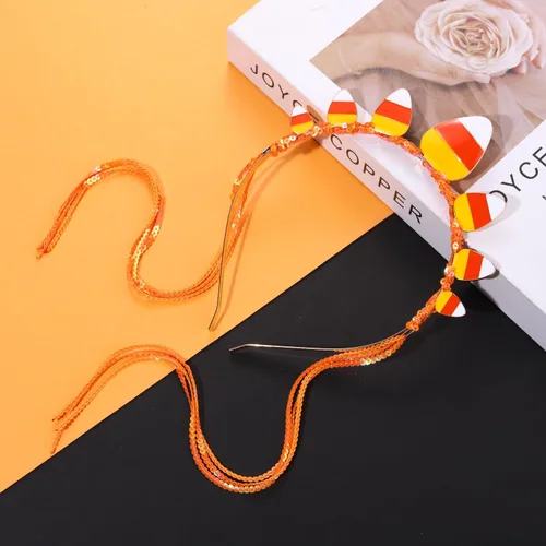Vista 53 de MOLOCH Diadema de Navidad con lazo de Navidad, diadema de borla roja y verde, diadema de carnaval, disfraz de Navidad, accesorios para el cabello