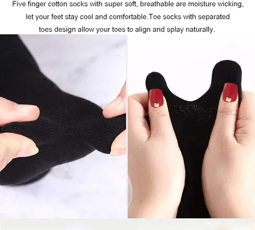 Vista 6 de HONOW Calcetines de algodón para correr de algodón para mujer (paquete de 56)