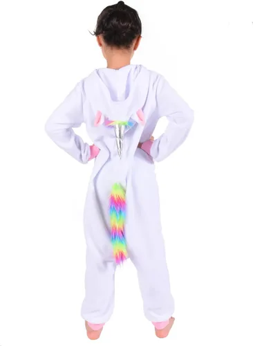 Vista 9 de Besutolife Disfraces de unicornio para niñas, disfraz de unicornio, mameluco, cosplay, fiesta de juegos familiares
