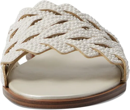 Vista 2 de Naturalizer Fernanda - Sandalias de verano elegantes para mujer, adorno de cristal piramidal, parte superior de microfibra