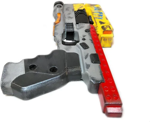 Vista 4 de Pistola Skippy Arasaka hecha a mano - Prop Cosplay.