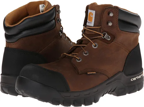 Vista 7 de Carhartt CMF6371 RugFlx6inblkcomp-M - Tenis de construcción para hombre, Negro