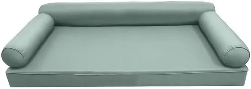 Vista 2 de Solo funda de almohada estilo 6 fundas de almohada para sofá cama para exteriores, tamaño individual XL, AD002