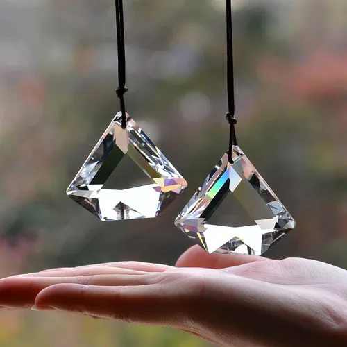 Vista 15 de STINO - 2 piezas prismas atrapasoles de bola de cristal de 4cm, atrapasoles colgantes con prisma de vidrio, creador de arcoíris para ventanas