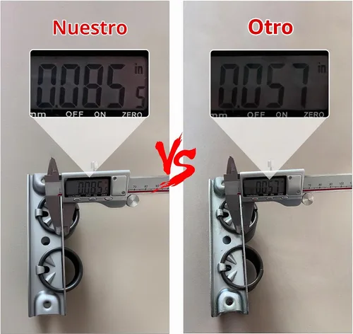 Vista 6 de Juego de 2 piezas de repuesto de muelles reclinables basculantes, montaje superior