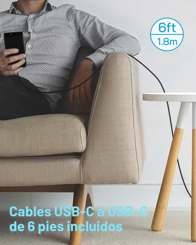Vista 6 de AISNI Cargador USB C de 45 W Tipo C Bloque de carga rápida