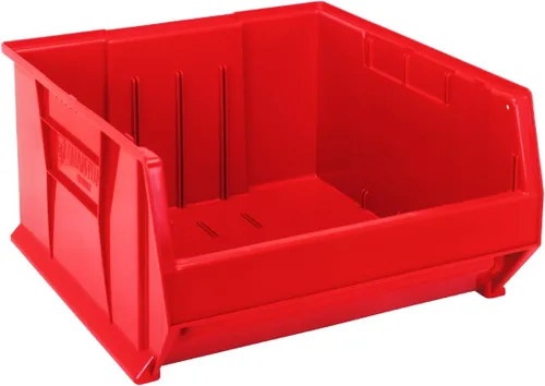 Vista 4 de Quantum Storage QUS957 - Contenedor apilable de plástico para Hulk, 23-7/8 x 22-1/2 x 12 pulgadas, 1 paquete Azul