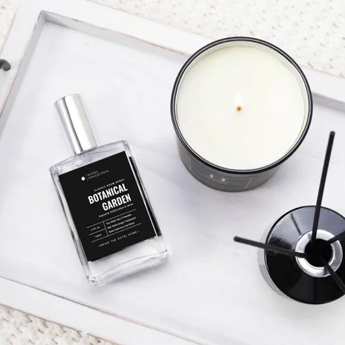 Vista 2 de Colección Hotel – Magia de 24 K – Spray de aceite esencial para habitación – Aromaterapia inspirada en un hotel de lujo – Hints of Zesty Citrus