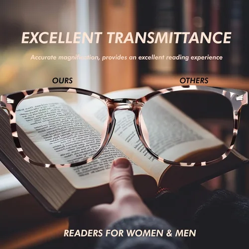 Vista 4 de CHEERS DEVICES Reading Glasses for Women Men, Eyeglasses, Blue Light Readers for Men Women