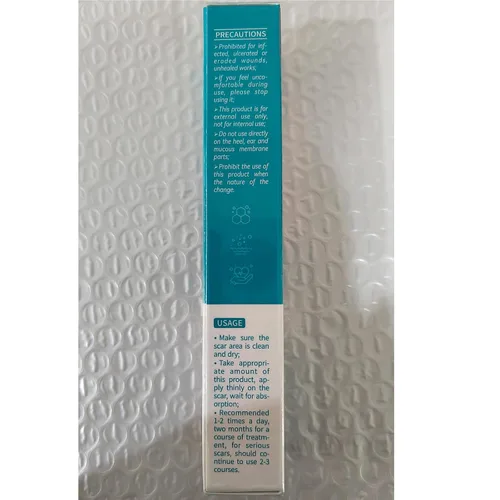 Vista 3 de Crema de cicatrices para hombres y mujeres, crema reparadora de cicatrices de piel, gel de eliminación de cicatrices de silicona avanzada facial