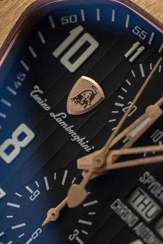 Vista 5 de Tonino Lamorghini Reloj cronógrafo automático Spyderleggero oro rosa titanio TLF-T07-5