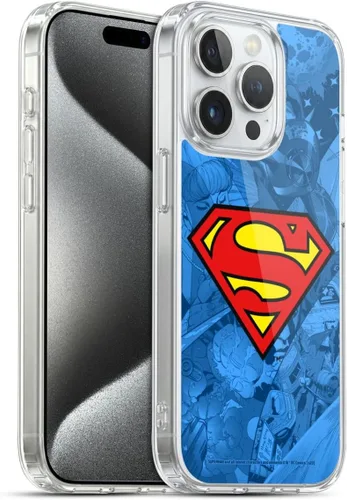 Vista 67 de Head Case Designs Funda de gel con licencia oficial de Superman DC Comics Collage Comicbook Art [protección de grado militar] compatible con Apple
