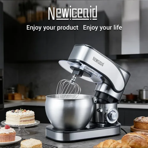 Vista 7 de Mezclador de pie de acero inoxidable de 6 velocidades y 7.4 Plateado (Stainless Steel Silver)