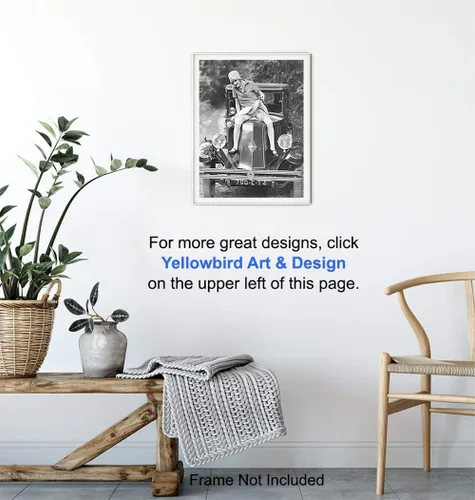 Vista 5 de Decoración para Cueva de Hombre - Decoración de Pared para Hombres - Regalo Divertido para Hombres, Coche Antiguo, Fanáticos de Automóviles