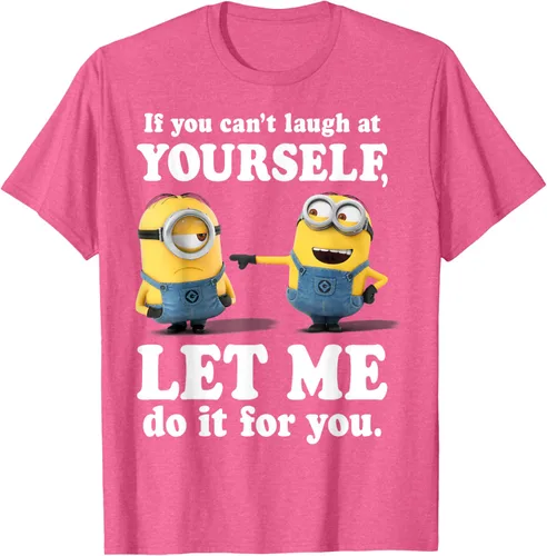 Vista 39 de Camiseta gráfica de Minions de Mi villano favorito: Ríete de ti mismo Negro