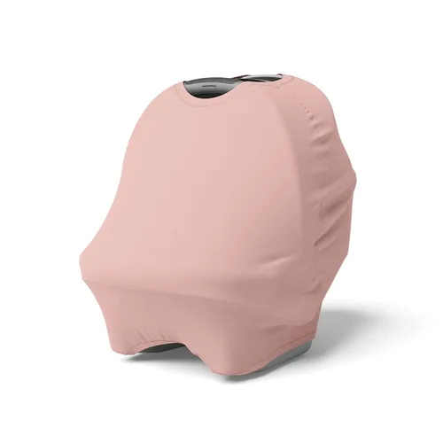 Vista 9 de Natemia Fundas de asiento de automóvil para bebés, multiusos, transpirable, cubierta de lactancia, cobertura elástica de 360 grados, privacidad