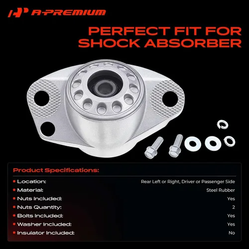 Vista 11 de A-Premium - Soporte de puntal superior trasero compatible con Volkswagen, Audi