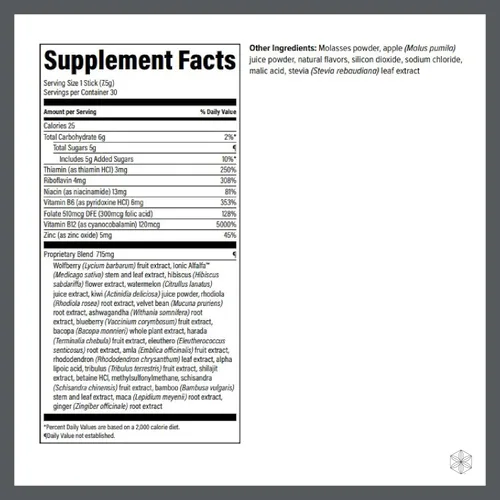 Vista 2 de Isagenix Ionix Supreme - Polvo con vitamina B12 y niacina - Suplemento de enfoque para ayudar a la salud cerebral - Suplemento de apoyo inmunológico