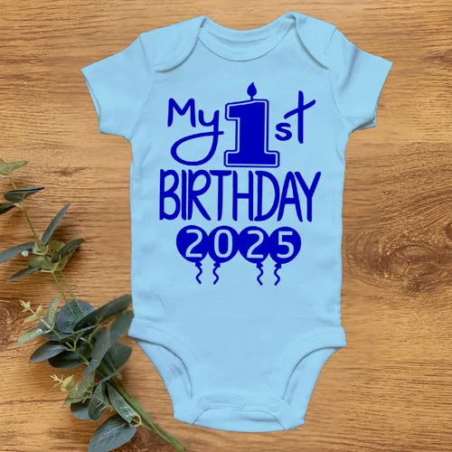Vista 7 de Reaxion Traje de cuerpo entero hecho a mano para bebé niño y niña, mi primer cumpleaños 2024