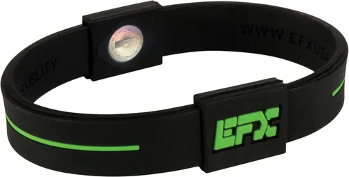 Vista 33 de EFX Pulsera de equilibrio de rendimiento, pulsera de silicona para atletas Negro/Azul