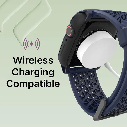 Vista 7 de Catalyst Funda diseñada para Apple Watch Series SE 2022, Series 6/5 y 4 de 1.732 in, edición de hebilla, a prueba de caídas de 9.9 pies, correa