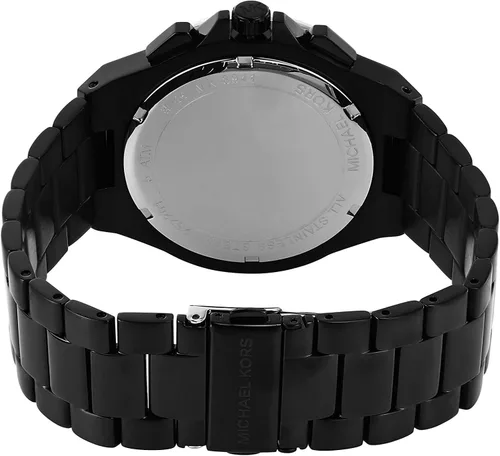 Vista 7 de Michael Kors Lennox - Reloj cronógrafo de acero inoxidable para hombre con correa de acero o silicona
