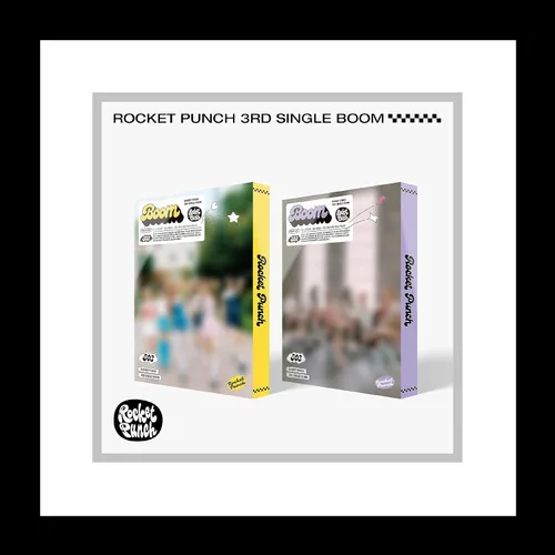 Vista 10 de Rocket Punch BOOM 3er álbum individual CD+POB+Tarjeta de índice+postal foto+Tarjeta fotográfica+Pegatina+Seguimiento sellado (versión Corazón)