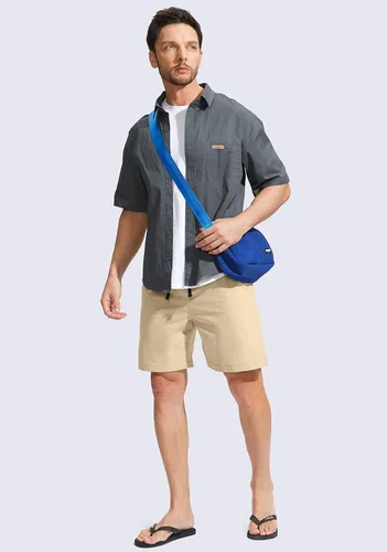 Vista 2 de G Gradual Men's Swim Trunks Quick Dry Bathing Suit Beach Board Shorts for Men with Zipper Pockets and Mesh Lining