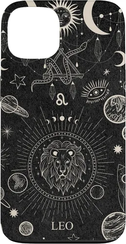 Vista 7 de Galaxy Zodiac Sign Astrological Celestial Aesthetic Leo Case for iPhone 17