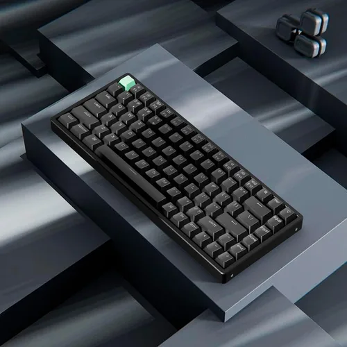 Vista 6 de Keychron Teclado mecánico personalizado inalámbrico K2 HE Rapid Trigger con efecto Hall Gateron interruptor magnético de doble riel, QMK 2.4 GHz
