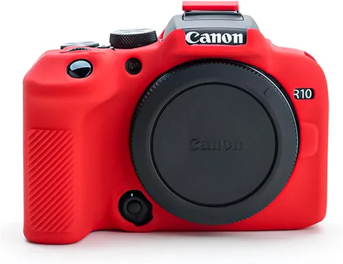 Vista 12 de Rieibi EOS R10 - Funda de silicona para cámara digital Canon eos R10 - Funda protectora de silicona para Canon R10 - Negro