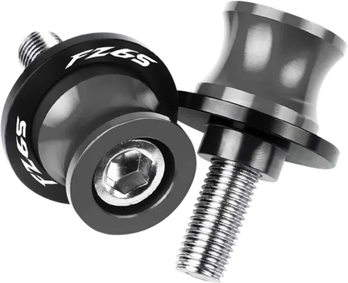 Vista 9 de Carretes de basculante de motocicleta Tornillos deslizantes para Yamaha FZ6S FZ 6S 1995-2006 Anticaída Frame Sliders (Color : 6MM Negro)